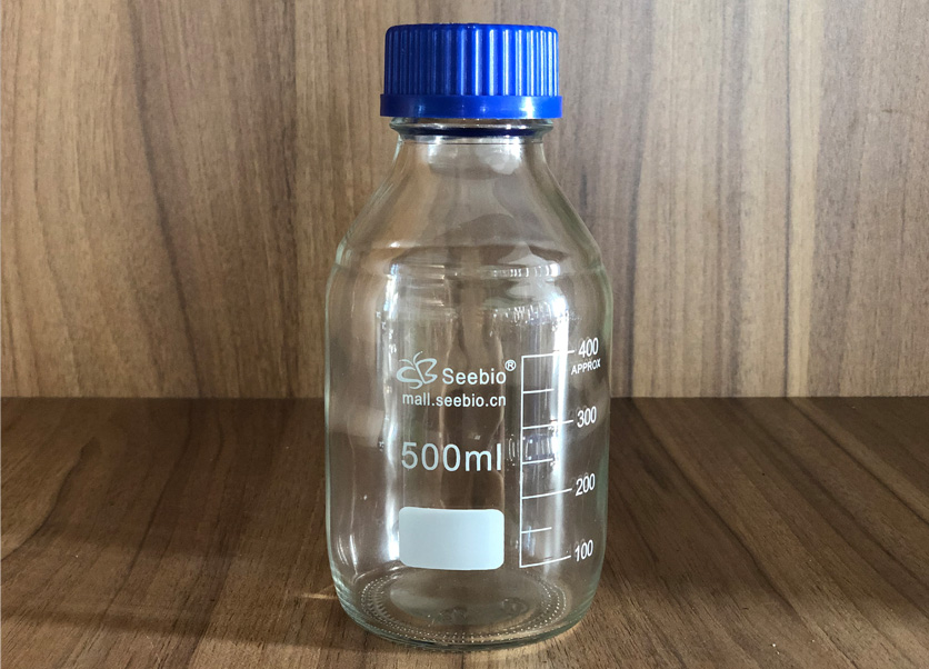 藍(lán)蓋試劑瓶，透明，500ml