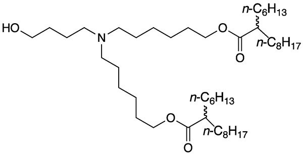 ((4-羥基丁基)氮雜二烷基)雙(己烷-6,1-二基)雙(2-己基癸酸酯) ((4-羥基丁基)氮雜二烷基)雙(己烷-6,1-二基)雙(2-己基癸酸酯)